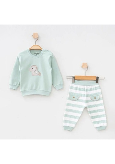 Aziz Bebe 2'li Bebek Takımı 2230 Yeşil
