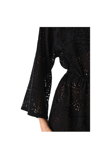 Penti Siyah Jasmine Kimono