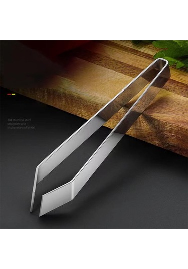 Suntek 2 Parça Balık Kılçığı Cımbız, Paslanmaz Eğimli Gosterildigi Gibi Diğer