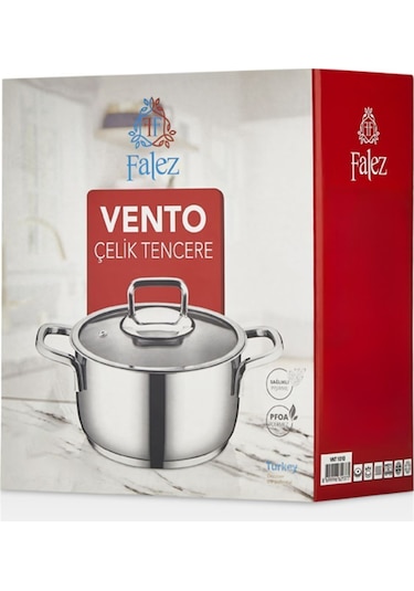 Vnt 1014 Vento Çelik 26 Cm Derin Tencere Inox