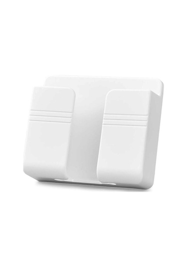 Yapışkanlı Cep Telefonu Şarj Standı Banyo Duvar Rafı Sabit Çok Amaçlı Depolama Başucu