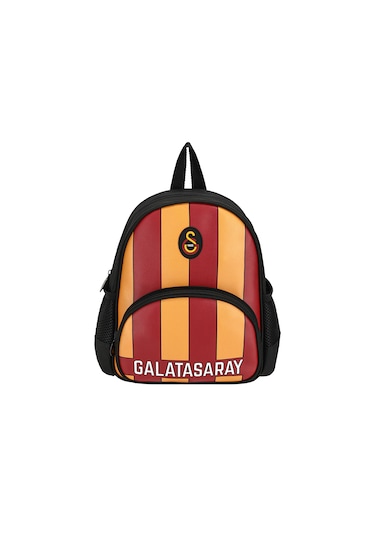 Galatasaray Çubuklu Suni Deri Anaokul Çantası siyah