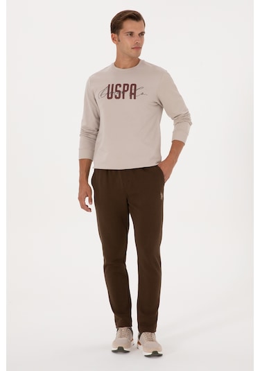 U.s. Polo Assn. Erkek Kahverengi Eşofman Altı 50313747-vr029 Kahverengi