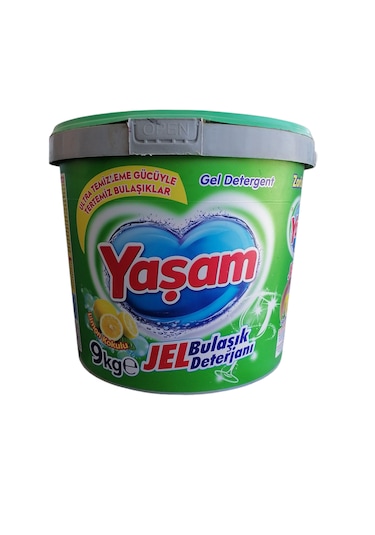 Yaşam Jel Bulaşık Deterjanı Limon Kokulu 9 Kg