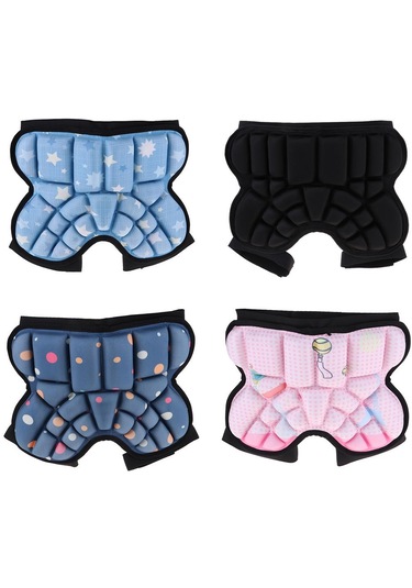 Homyl 3d Yastıklı Kalça Koruyucu Kısa Çocuk Butt Pad Siyah Siyah