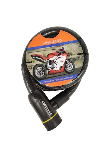 MTS LOCK KINGUARD 3027 KALIN HALAT MOTOSİKLET KİLİDİ
