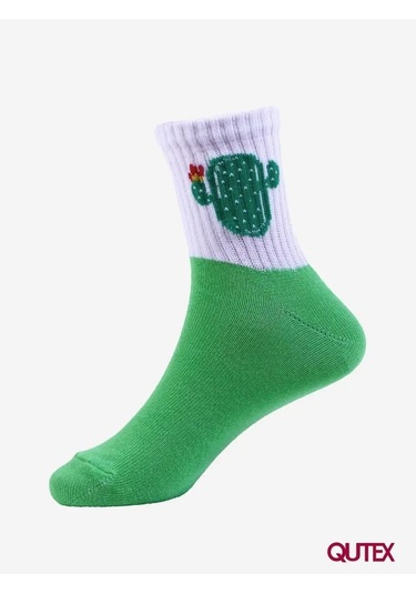 Qutex Kız Çocukları İçin Desenli Çoraplar, 5 Çiftlik Set. 28800302 Bordo