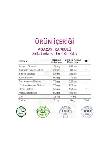 Gökçek Şifa Adaçayı ( Sage Capsule) 60 Kapsül