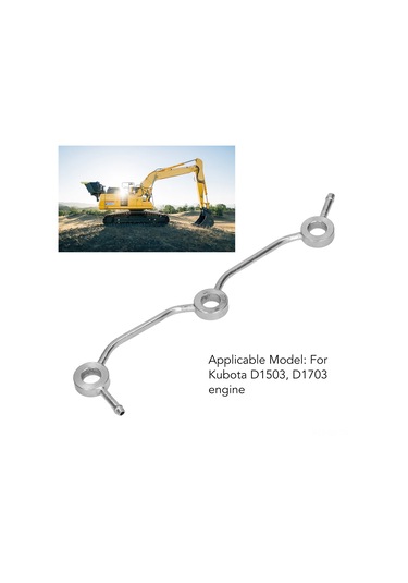 Wezone Kubota D1503 D1703 Motoru İçin Paslanmaz Çelik Enjeksiyon Geri Dönüş Borusu - Sağlam, Ekolik Ve Kolay Kurulum