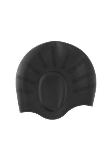 Ganzhoushop Yüzmek Yüzme Yumuşak Suntek Siyah Silikon Kaymaz Kap Kadın Pc Siyah