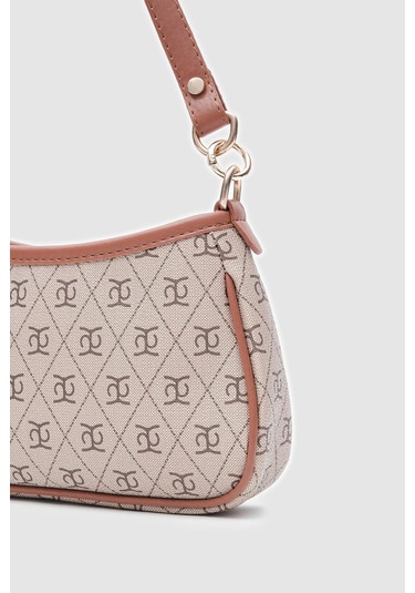 Farme Monogram Baget Ve Çapraz Çanta Taba Taba