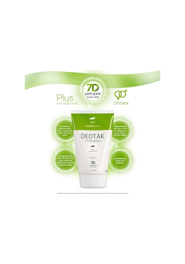 Deotak Krem Deodorant 35ml Plus Çay Ağaçı Yağı 4 Lü Set