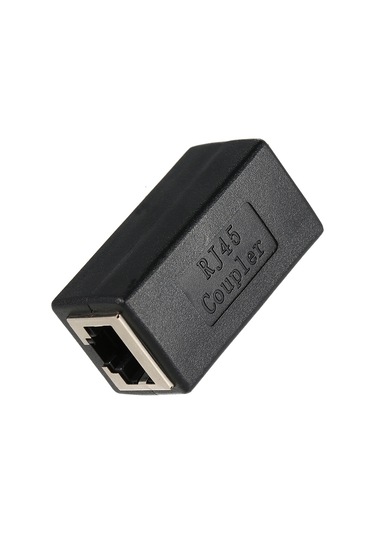 Vkemall Rj45 Ağ Kablosu Birleştirici: İki Ağ Kablosunu Uzatmak İçin Çiftli Bağlantı, Gürültü Engeli, Sabit Sinyal Transferi, Kompakt Abs Kablo Uzatıcı