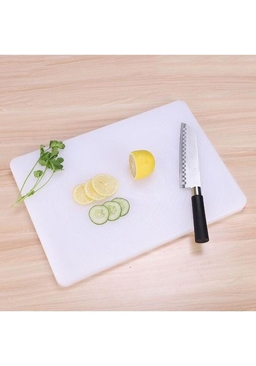 Primepickings Çok İşlevli Çift Taraflı Kare Kesme Tahtası, 27x35x1cm, Meyve Kaymaz, Mekanik Tahta Diğer