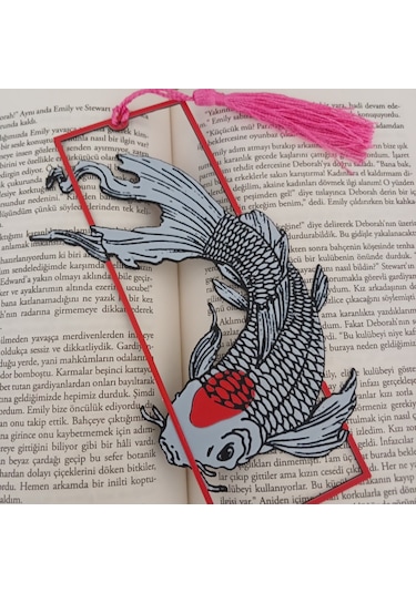 Kitap Ayracı - Tancho Koi