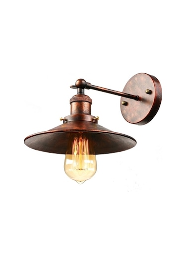 Riolight Retro Bakır Eskime Metal Aplik Şapka Çapı 23cm Eskitme