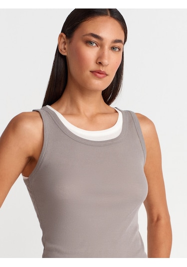 Dilvin 31870 Çift Katlı Top-gri Gri