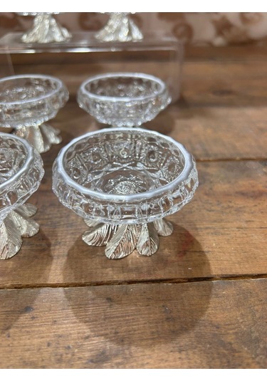 Wow Gümüş Yuvarlak Kesme Lokumluk 6 Lı Gümüş