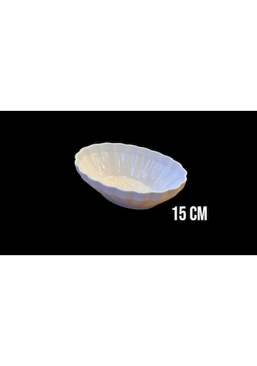 Roy King Twıst Porselen Oval Derin Kase 15 Cm 1 Adet