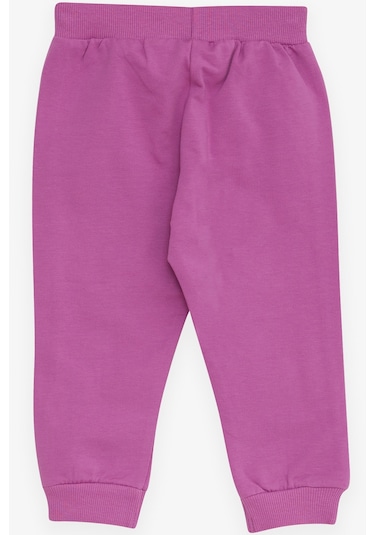 Breeze Kız Bebek Eşofman Altı Bebek Fil Baskılı 6 Ay-2 Yaş, Eflatun