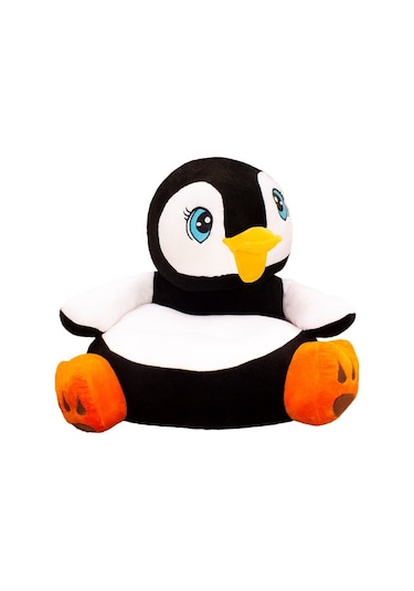 Özgüner Oyuncak Penguen Peluş Oyuncak Çocuk Koltuğu (%100 Yerli)