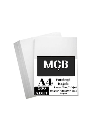 Copierbond A4 Fotokopi Kağıdı 100'lü Paket 90 Gr Kağıt A4
