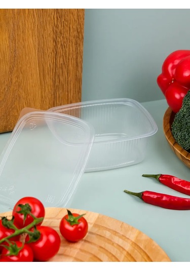 Upakovsik+ Tek Kullanımlık Kapaklı Kap 200 Ml, 10'lu Paket 396824119 100 adet