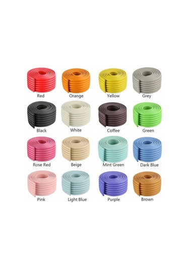 Koruma Çarpışma Yastığı Köpük Tampon Masa Köşe Koruyucu Masa Kenar Koruma Şeridi Bebek Güvenliği Bej