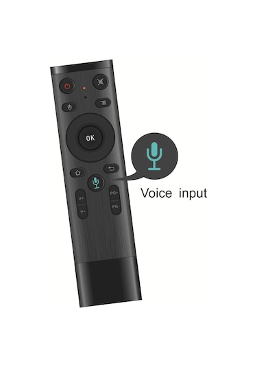 Xindoker Q5 Sesli 2.4g Uzaktan Kumanda, Jiroskop Sensörlü, Tv Kutusu/bilgisayar/internet Kutusu Uyumlu Pilsiz