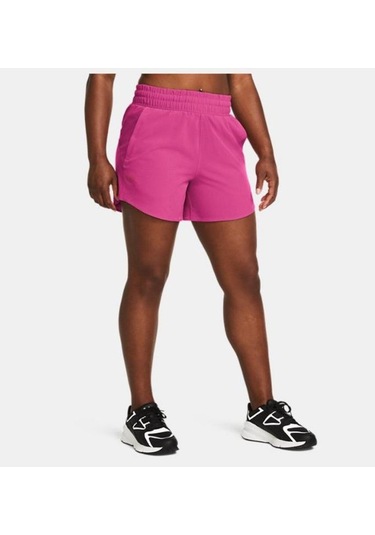 Kadın Ua Esnek Dokuma 5inç Şort 1376933-686 Pembe
