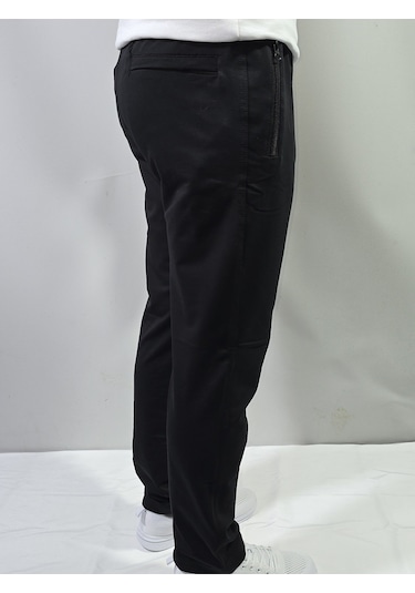 Jump Erkek Pamuklu Slim Fit Düz Paça Eşofman Altı Siyah Jump Erkek Pamuklu Slim Fit Düz Paça Eşofman Altı Siyah