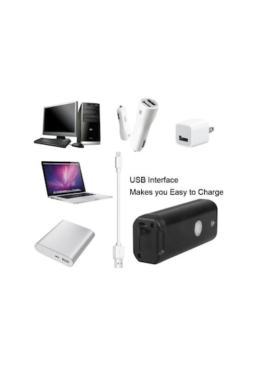 Forte Gt 400 Lümen Bisiklet Ön Farı Xbyc 6125 Usb Şarjlı Siyah
