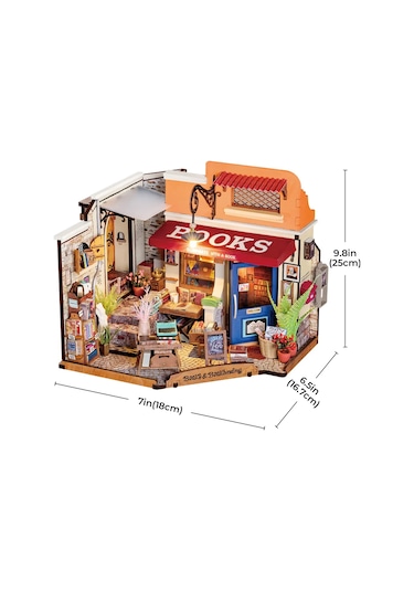 Rolife Corner Bookstore - Kendin Yap Minyatür Maket