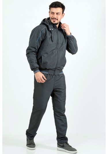 Enrıco Ferry Erkek Mıcropoly Kumaş Içi Polarlı Eşofman Takım2450A