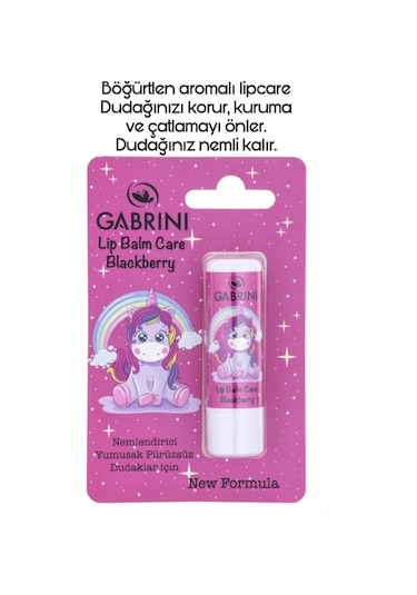 Gabrini Lip Balm Care Blackberry Dudak Bakım Kremi