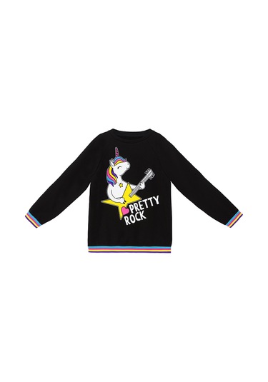 Denokids Mshb&g Rock Unicorn Kız Çocuk Eşofman Takım Renkli Çok Renkli