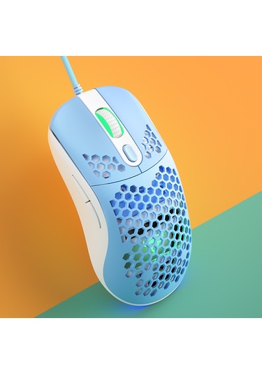 Cbtx Iblancod GM01 Hafif Petek RGB Arkadan Aydınlatmalı 6D Programlanabilir Mouse