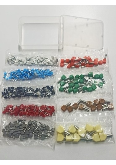 Nexo Çift Girişli Izoleli Yüksük Seti(0,50 Ile 16Mm Arası)