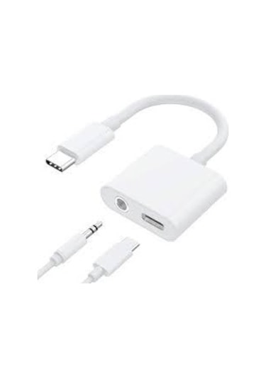 Type-C to 3.5mm Jack Kulaklık Ve Type-c Şarj Çoklayıcı
