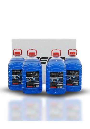 Steep Oto Cam Suyu -20 Derece Antifriz İçerikli 5 Lt 4 Adet