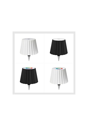 Szypzstore Humble Kablosuz Şişe Lambası, Şişe Işığı, Likör Şişeleri Için Led Işıklar, Şarj Edilebilir Şarap Üç Renkli Siyah Cesd2n Siyah