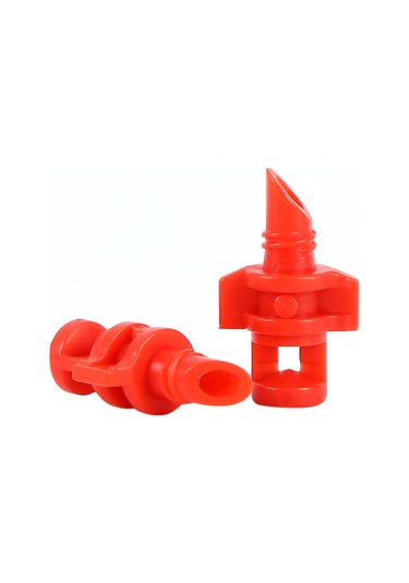 Kosona Plastik Sulama Miktarı Atomizer Başlıkları 50 Adet Paket - 360 Döner, Su Tasarrufu, Hidroponik Uygulamalar İçin