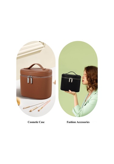 Shineyee Seyahat Makyaj Çantası - Çift Yönlü Fermuarlı, Esnek Bölmeli Ve Ayarlanabilir Cırt Cırtlı Pratik Organizatör