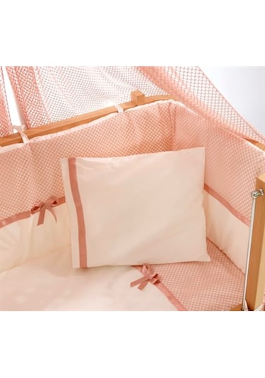 Meltem Kids Mood Pembe Pamuklu Bebek Uyku Seti 50 x 90 CM Pembe