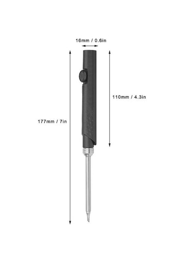 Kaynak Alet Kiti Sh72 65w 12 24v Elektrikli Havya Ayarlanabilir Sıcaklık Taşınabilir Bc2 Kafalı