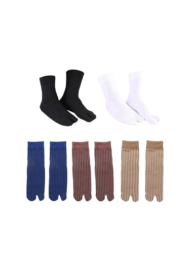 Suntek Elastik Pamuk Tabi Çorap 2 Parmaklı Parmak Arası Terlik Mavi