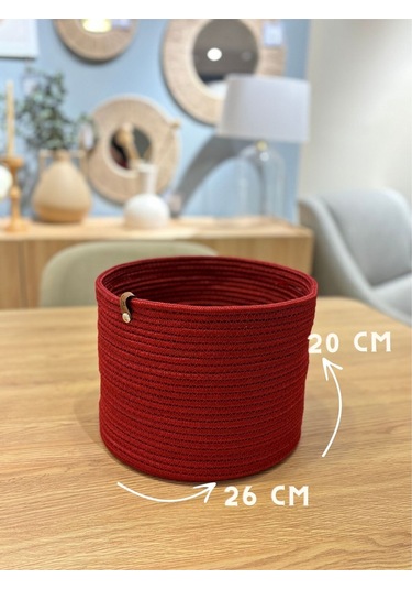 Rover Çok Amaçlı Düzenleyici Sepet, Saksılık, Organizer 20-26, Küçük Boy Kırmızı