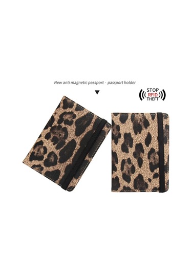 Springsun Leopar Desenli Pasaport Kılıfı - Rfıd Korumalı, Hafif Ve Şık Tasarım