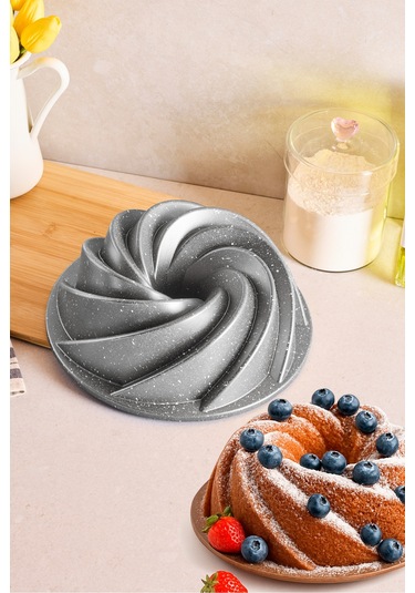 Cake Pro Döküm Rüzgar Gülü Silver Kek Kalıbı Gümüş