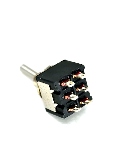Mini Toggle Switch 1-0 Metal Anahtar 6 Pin 12v - 220v